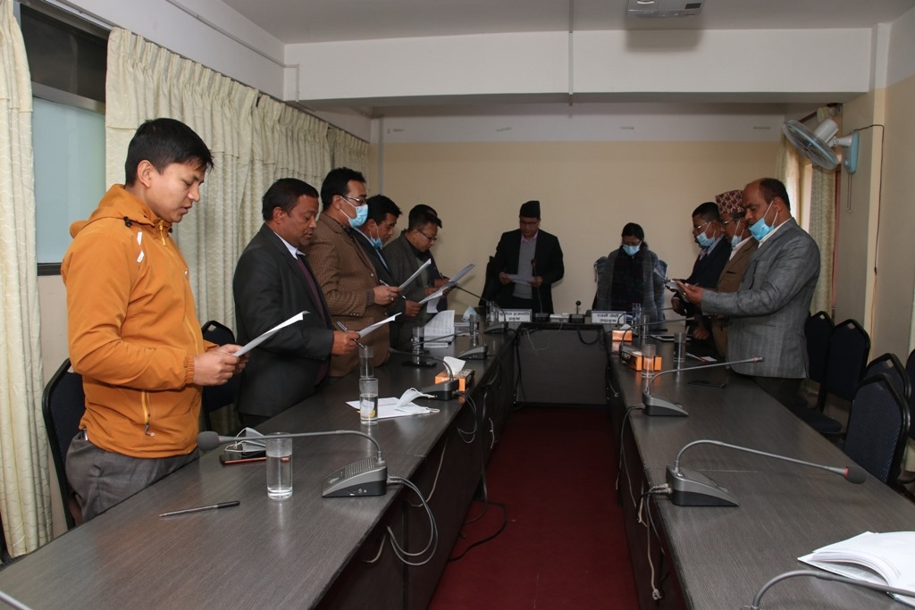 परीक्षालाई मर्यादित बनाउन सपथ परीक्षालाई मर्यादित बनाउन सपथ