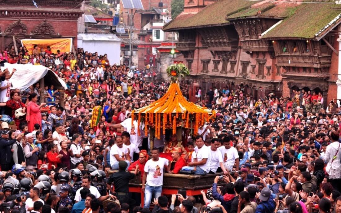 मौलिक सांस्कृतिक पर्व इन्द्रजात्रा आज मनाइँदै, काठमाडौं उपत्यकामा सार्वजनिक विदा