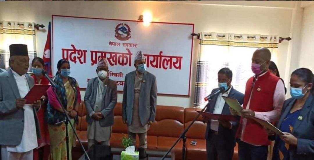 लुम्बिनीमा दुई मन्त्रीको पुनर्नियुक्ति